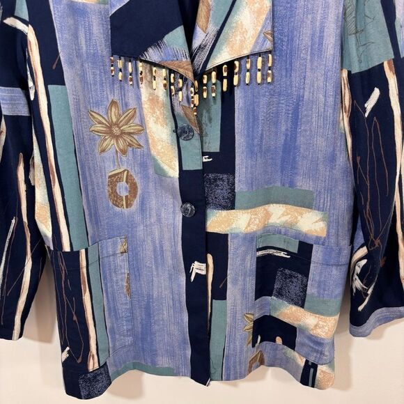 Pierre Lamonte Vintage Blazer Art To Wear Size 12 - Picture 2 of 16